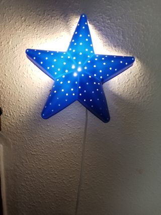 Luz nocturna infantil - Estrella azul