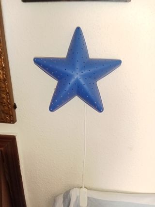 Luz nocturna infantil - Estrella azul