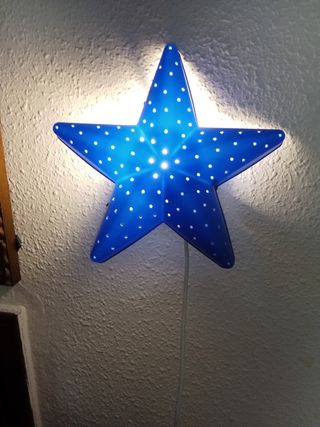 Luz nocturna infantil - Estrella azul