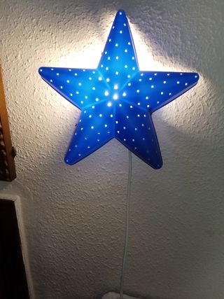 Luz nocturna infantil - Estrella azul