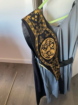 Disfraz arquera medieval - gris, negro