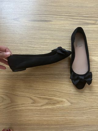 Ballerinas negras, casi nuevas