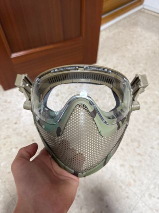 Máscara Airsoft para casco o cara