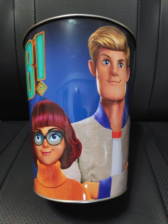 Cubo palomitero de metal Scooby.