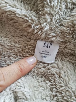 Sudadera Gap azul con capucha de niño 4 años.