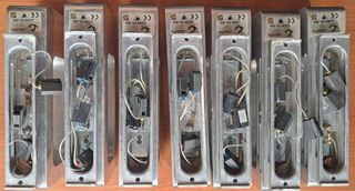 8 Applique da parete in metallo - Argento