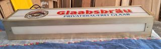 Insegna luminosa pubblicitaria Glaabsbräu