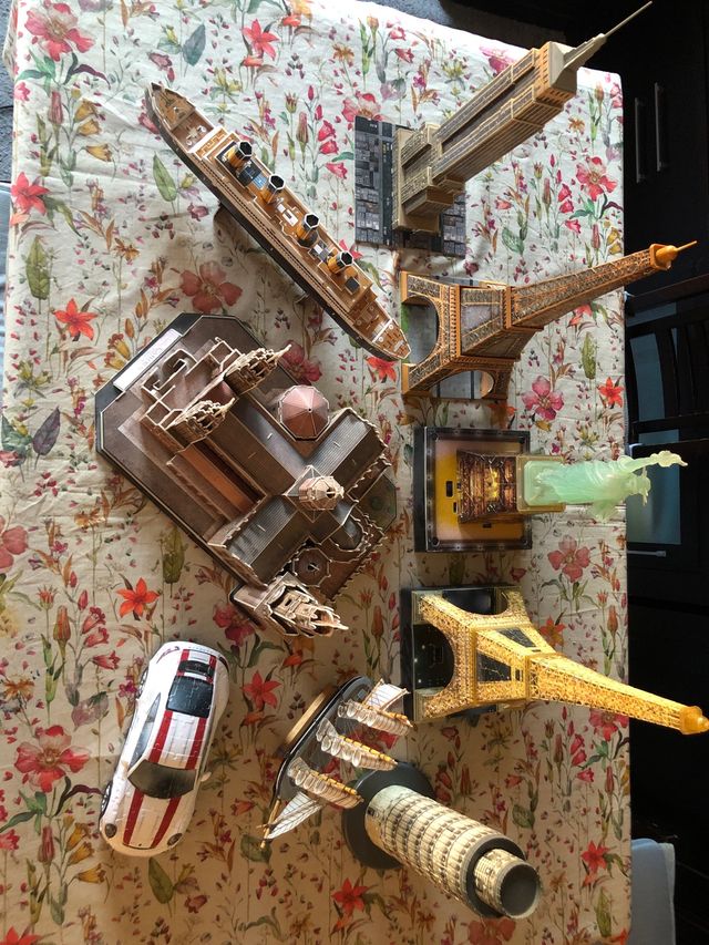 Maquetas 3D: Titanic, Torre Eiffel, etc.