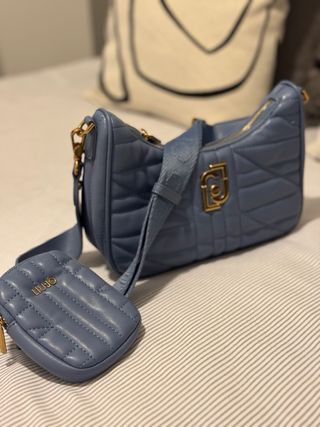 Bolso Liujo azul - bandolera