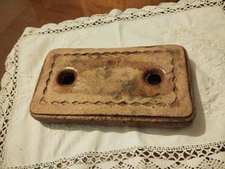 Ladrillo refractario cama antiguo