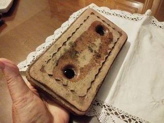 Ladrillo refractario cama antiguo
