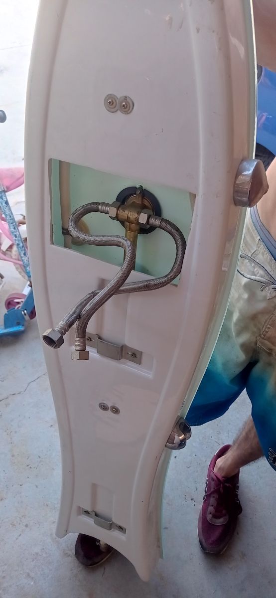 Ducha hidromasaje Ex'O - Panel de cristal