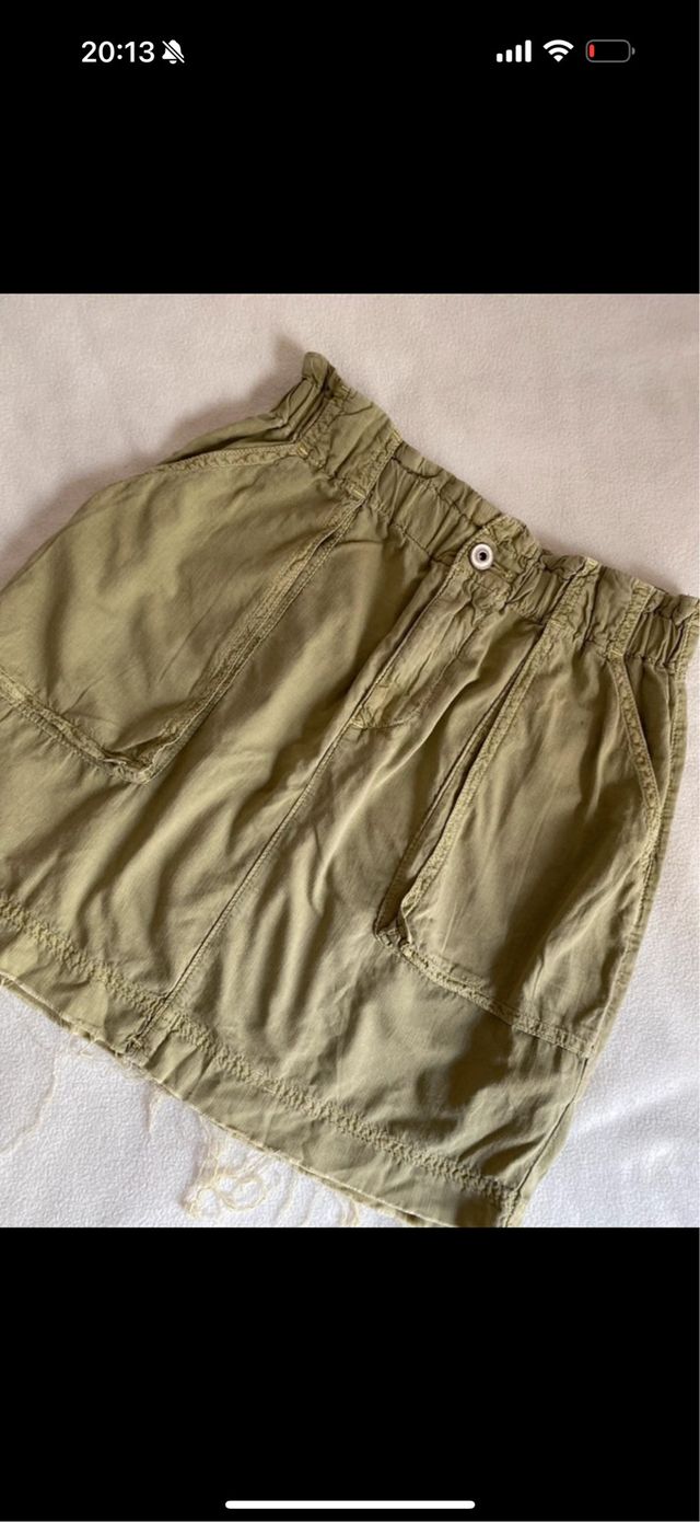 Falda Zara verde M - 38 - 10