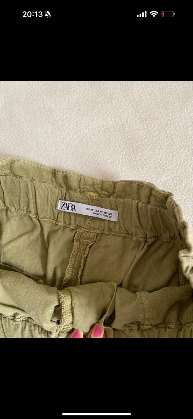 Falda Zara verde M - 38 - 10