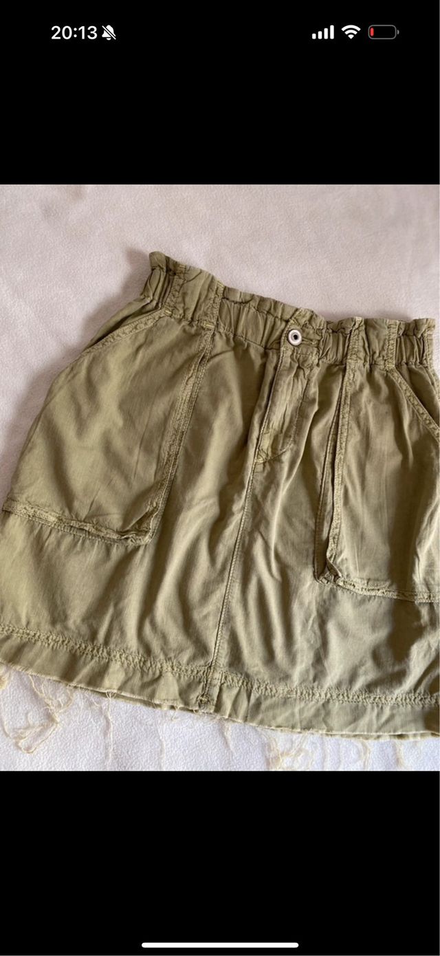 Falda Zara verde M - 38 - 10