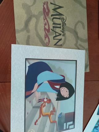 Litografias Disney: Mickey, Mulán, Bichos...