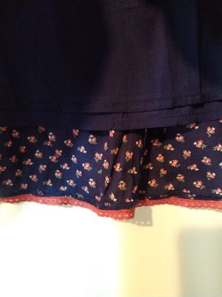 Falda Springfield azul - Talla 40