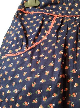 Falda Springfield azul - Talla 40