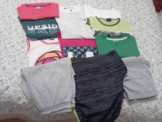 Lote 16 prendas niño 10+12  años