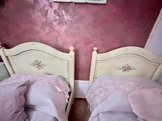 2 Letti singoli in legno shabby chic