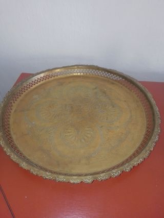 Vassoio & Oggetti Ottone Vintage