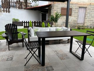 Sofá jardín 3 plazas - Palets