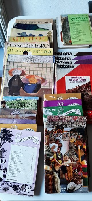 Lote de revistas antiguas