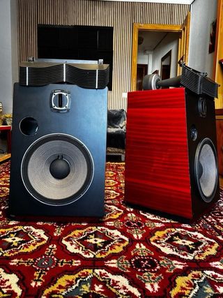 Altavoces Vintage de Carpintero