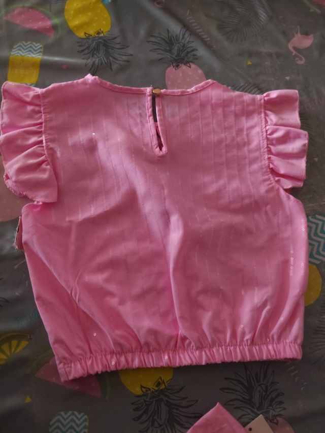 Conjunto niña verano rosa