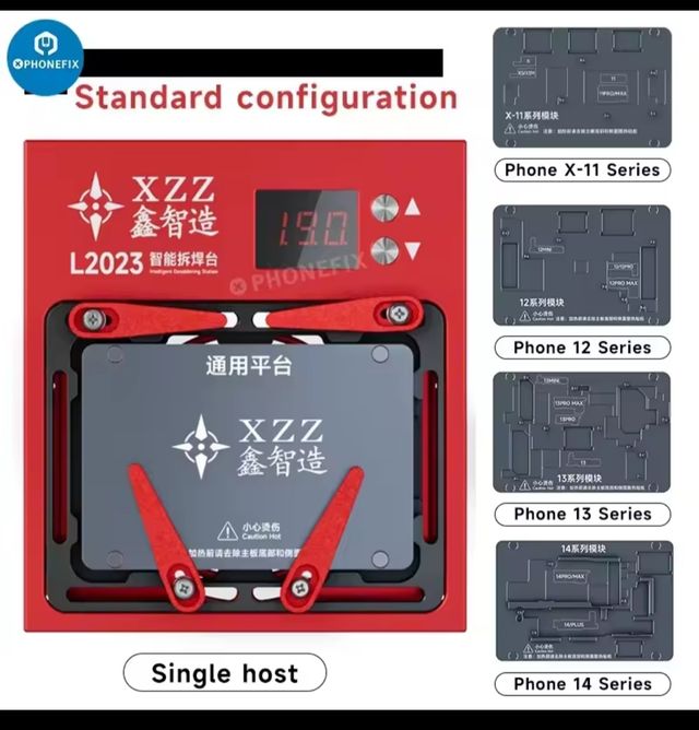 Estación desoldadura XZZ L2023 Reparación iPhone..