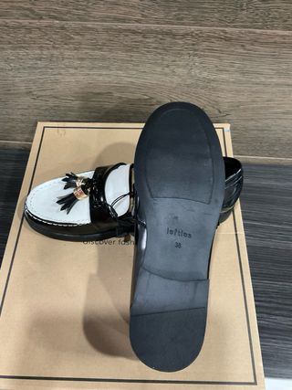 Mocasines bicolor mujer,talla 38