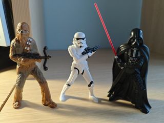 Figuras Star Wars: Chewbacca, Stormtrooper, Darth