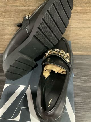 Mocasines negros mujer, talla 40