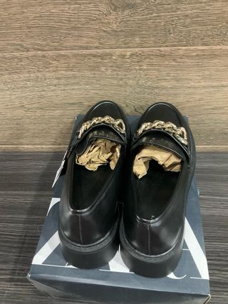 Mocasines negros mujer, talla 40
