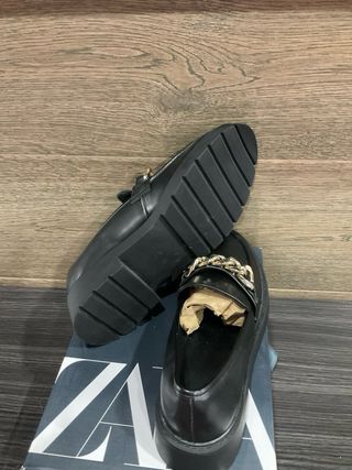 Mocasines negros mujer, talla 40