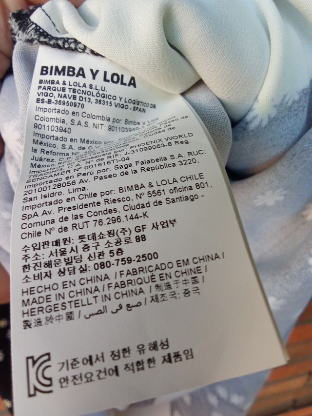 Vestido Bimba y Lola 