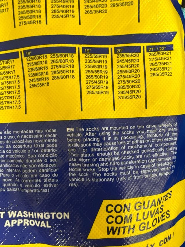 Cadenas Nieve Goodyear Snow&Road 