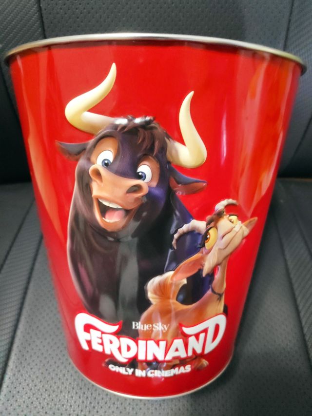 Cubo palomitero metálico Ferdinand.
