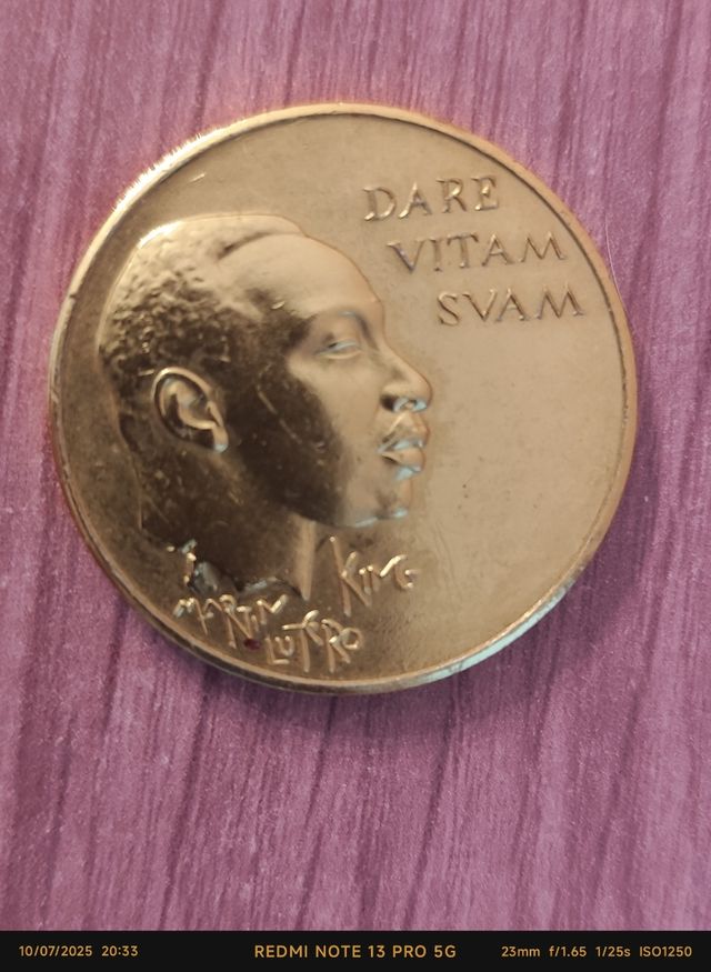 Moneda Conmemorativa Martin Luther King