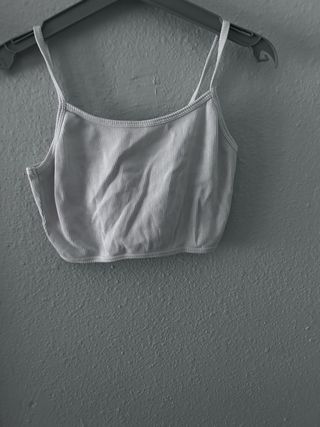 Top corto blanco 