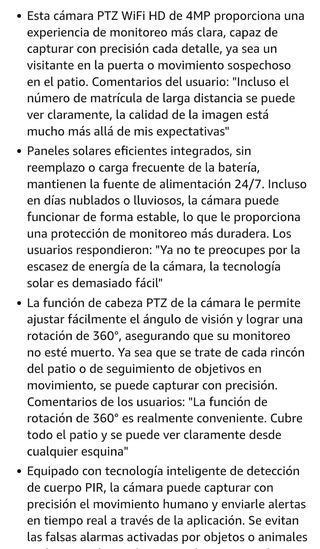 Cámara Solar WiFi 4MP - Seguridad
