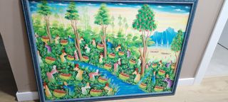 Cuadro grande multicolor 75x100cm