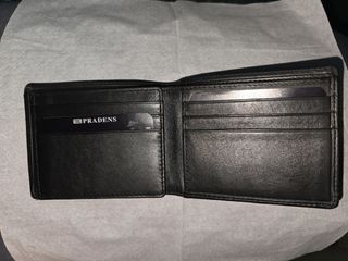 Cartera Pradens negra - Piel