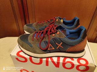 Sun68 Scarpe Blu Grigio 43