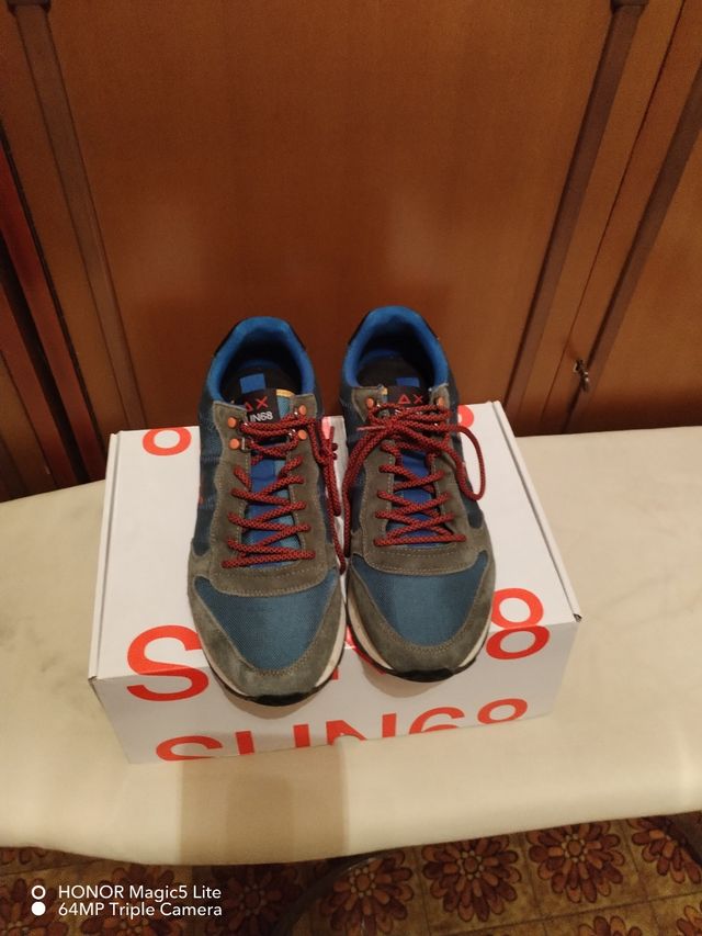 Sun68 Scarpe Blu Grigio 43