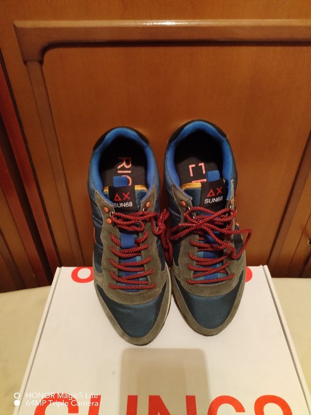 Sun68 Scarpe Blu Grigio 43