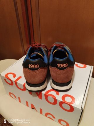 Sun68 Scarpe Blu Grigio 43