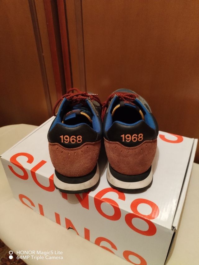 Sun68 Scarpe Blu Grigio 43