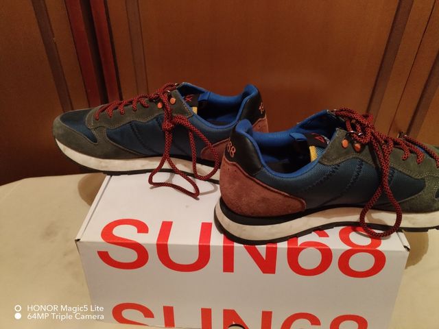 Sun68 Scarpe Blu Grigio 43