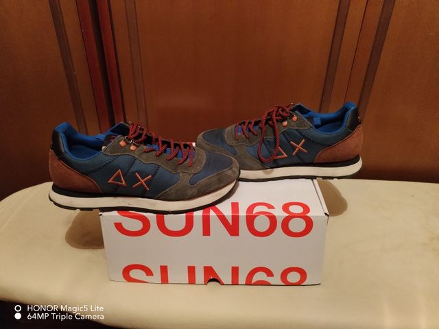 Sun68 Scarpe Blu Grigio 43
